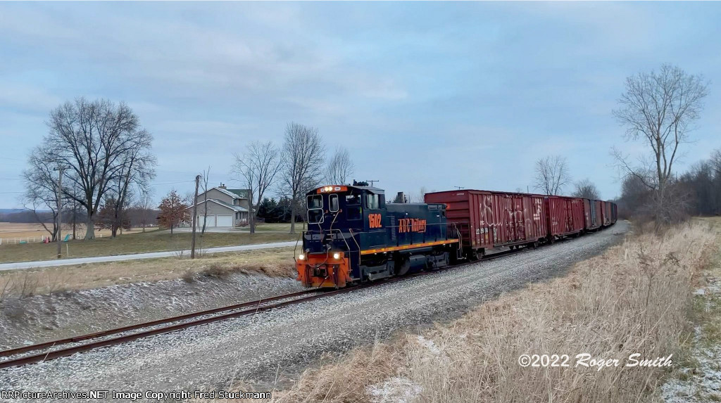 AB 1502 runs downhill next to Rittman Rd.